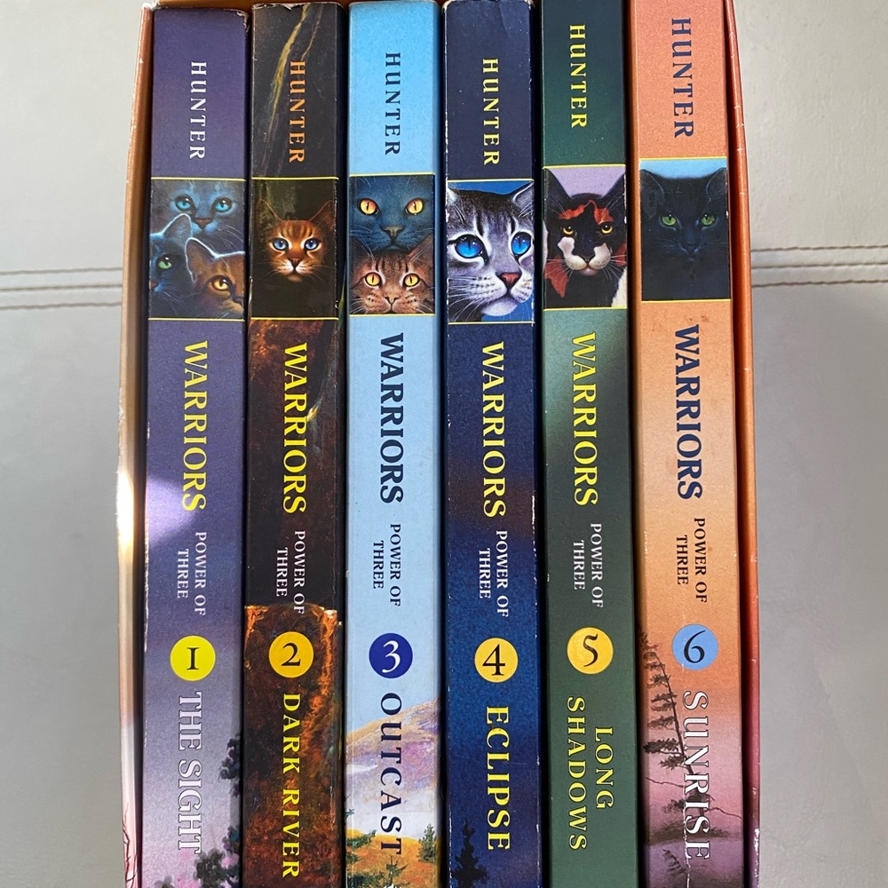 Warriors Power of Three by Erin Hunter - complete series
